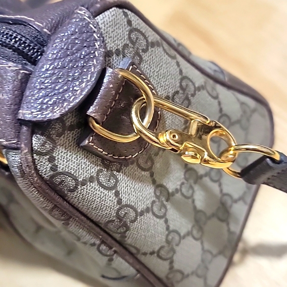 💯 Authentic Gucci Sherry Line Boston Bag - Picture 6 of 16